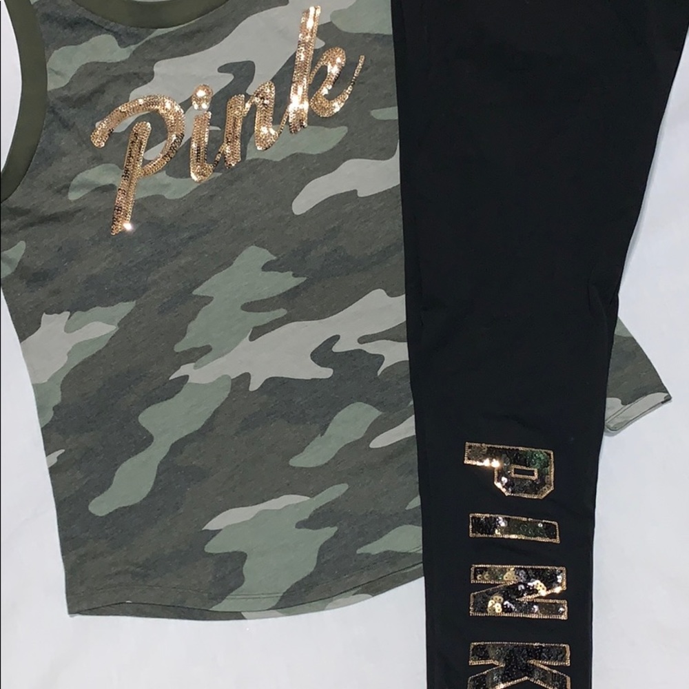 Pink L Killing it with Camo Outfit